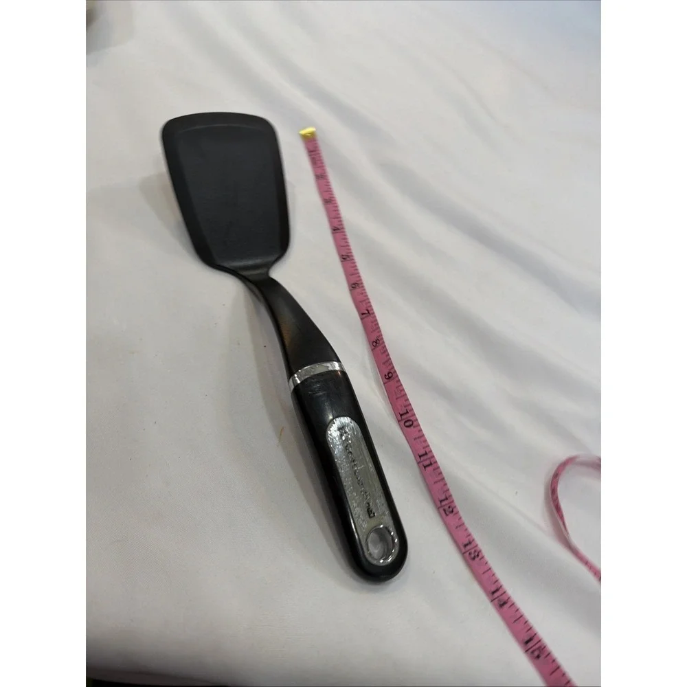 KitchenAid Gourmet Nylon Short Turner, One‎ Size, Matte Black
